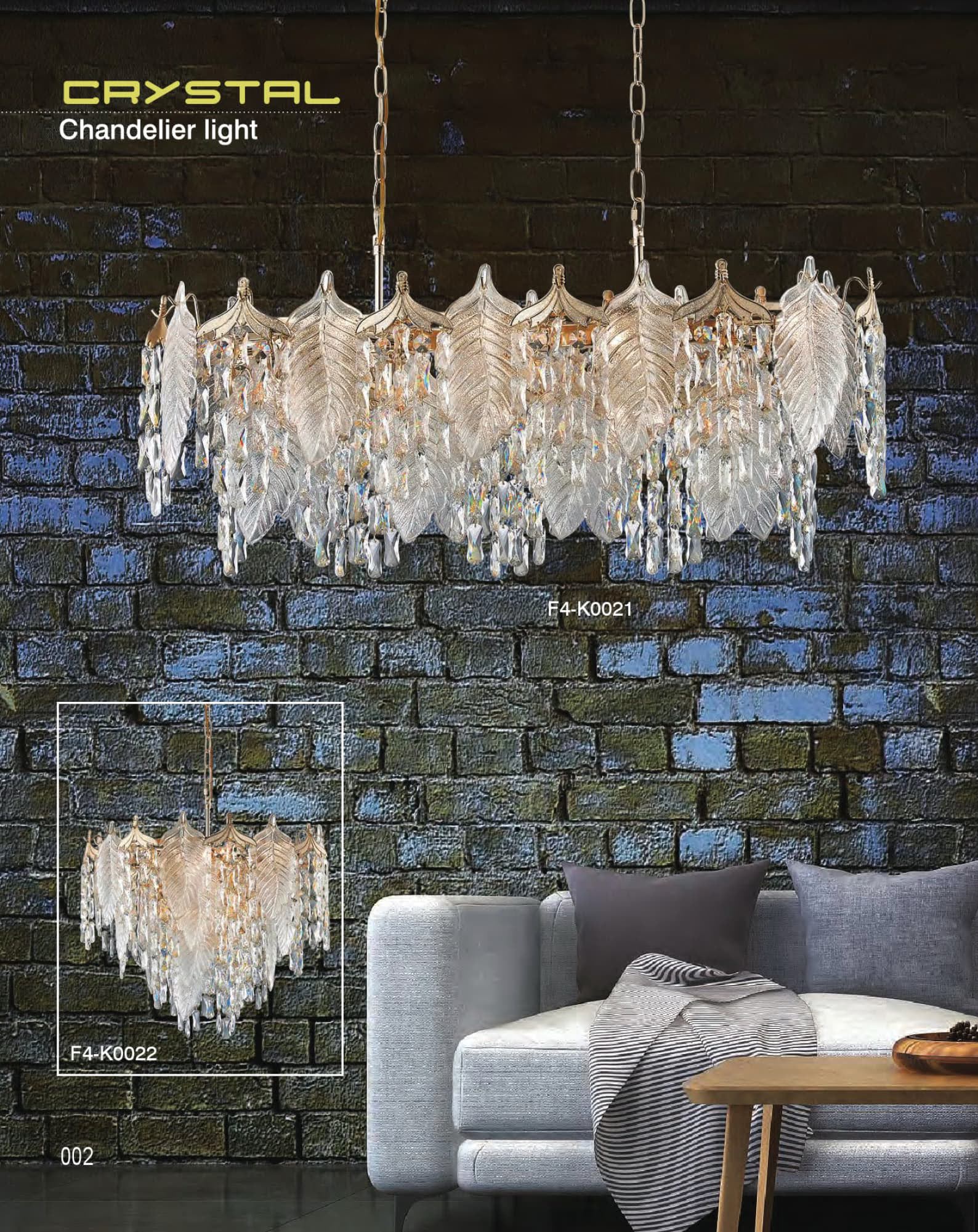 【F4-K 美術燈具】華麗水晶吊燈 F4-K0021 F4-K0022 
